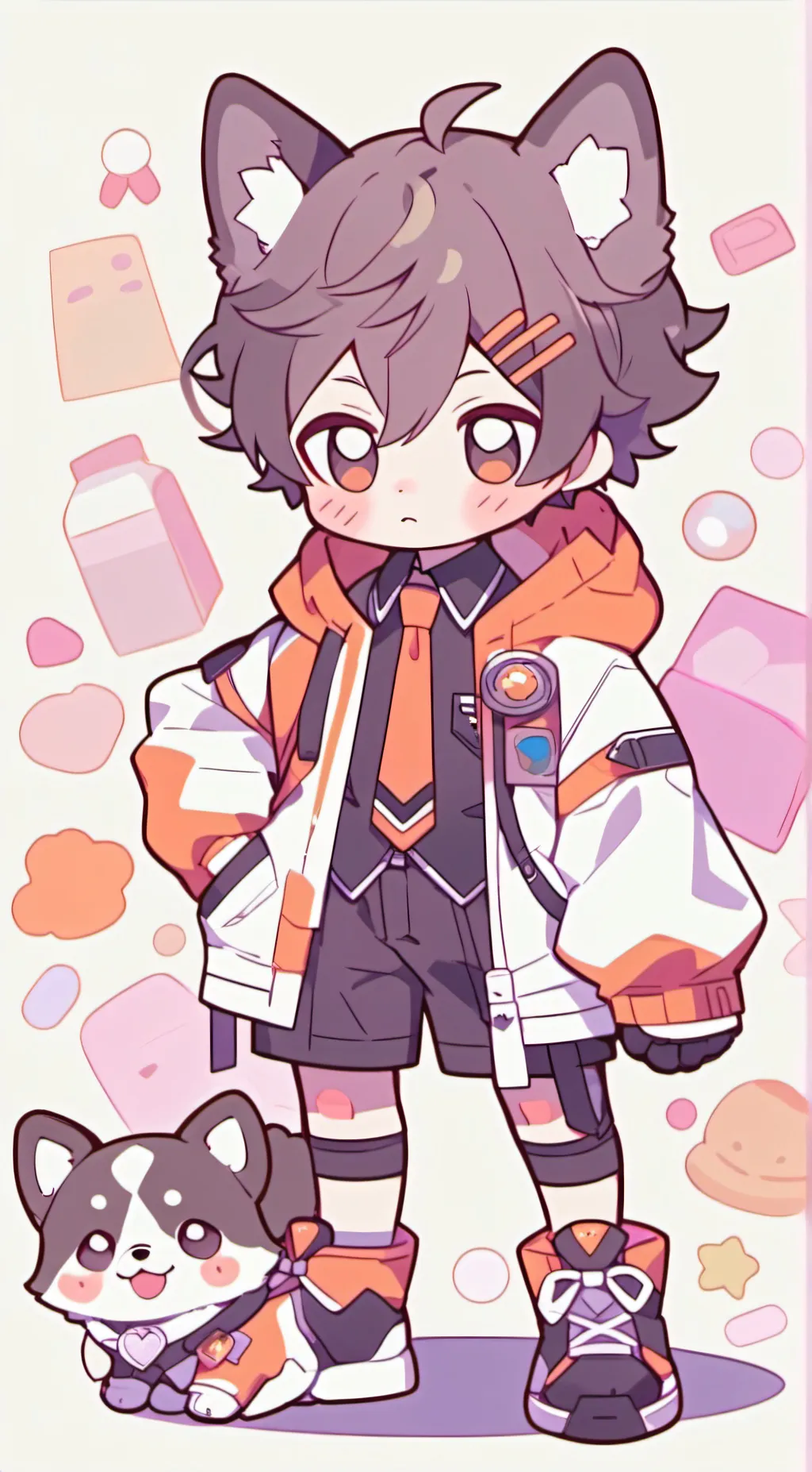 ai character: dogday(you) background