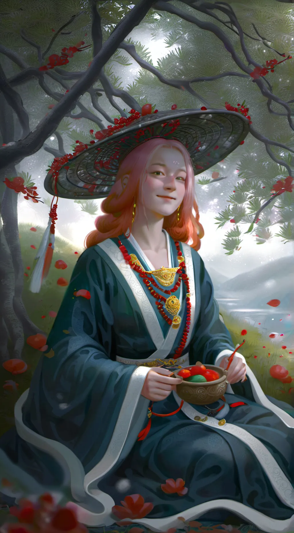 ai character: Luna Lovegood  background