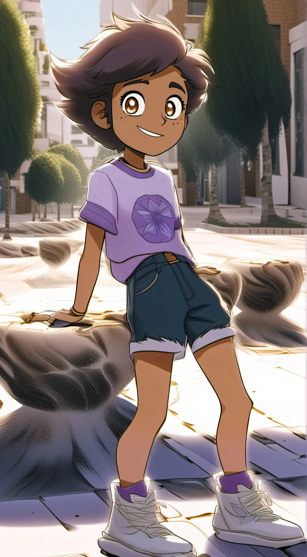 ai character: Luz Noceda (TOH) background