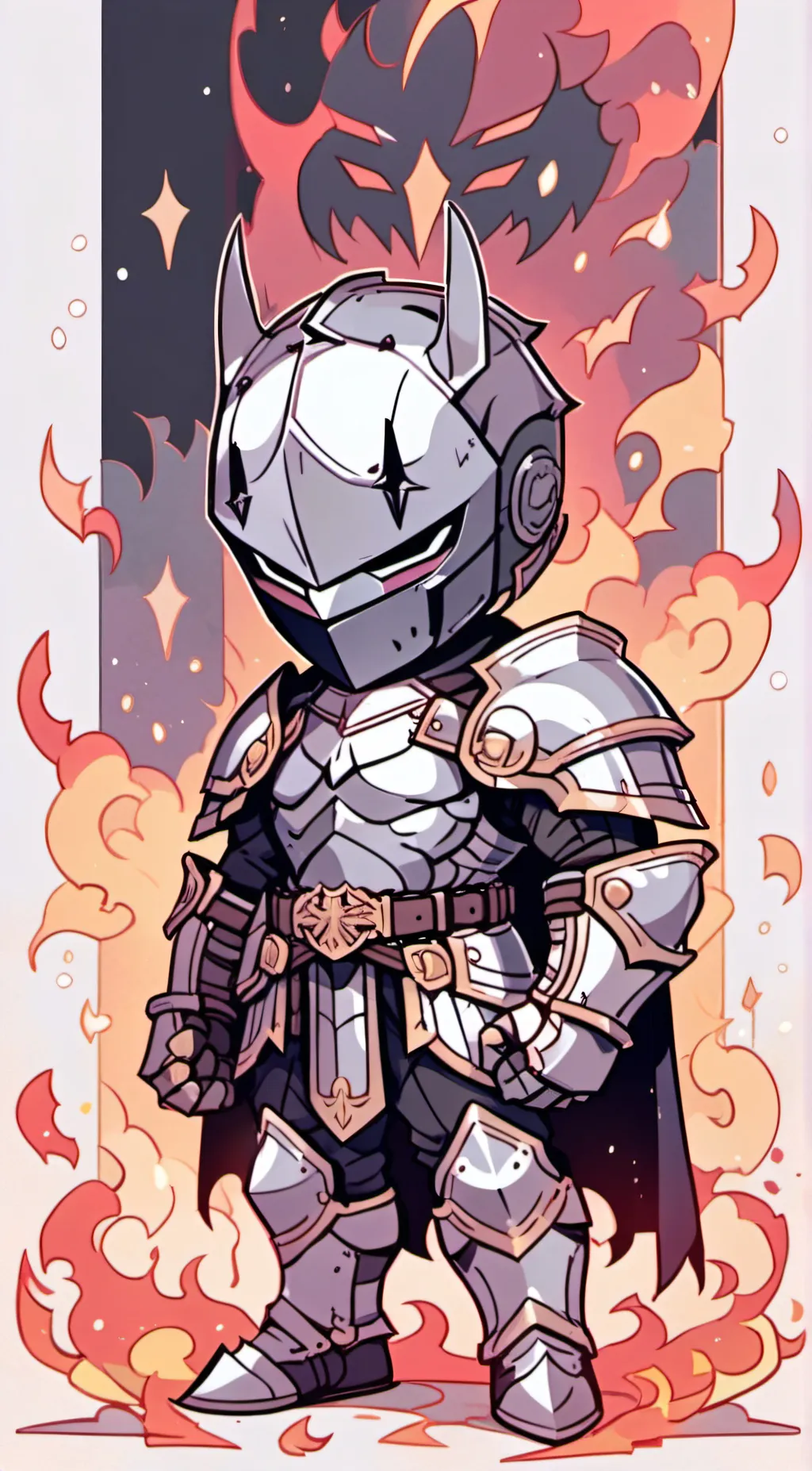 ai character: SmogySun background