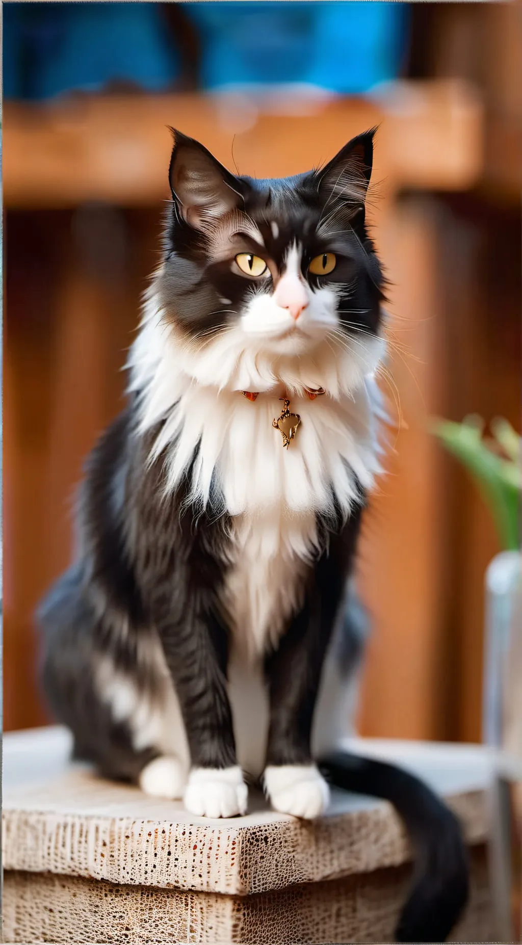 ai character: your cat  background