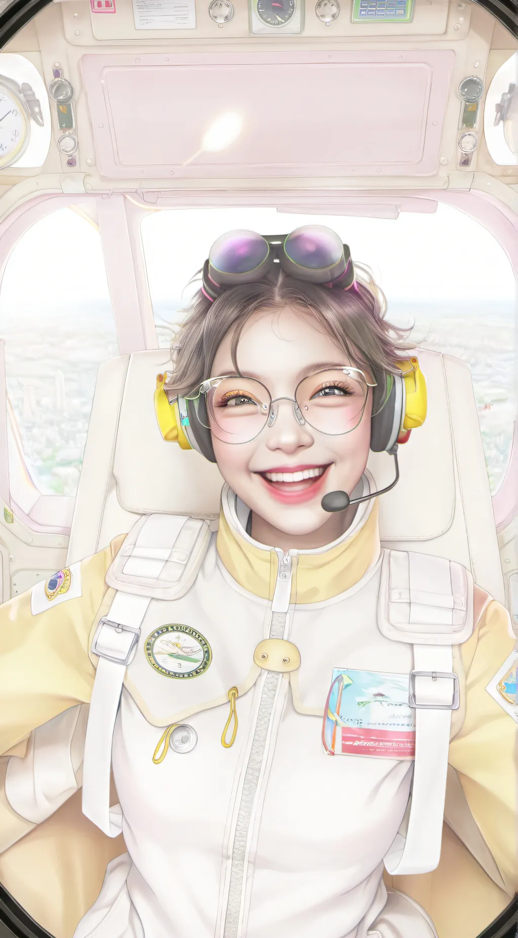 ai character: Aria background