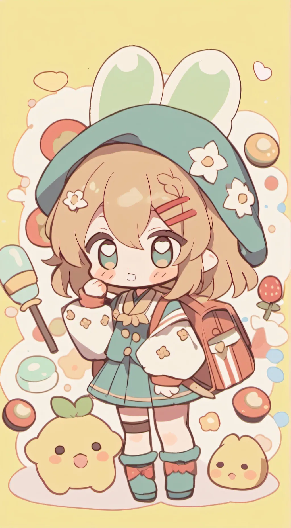 ai character: nika background