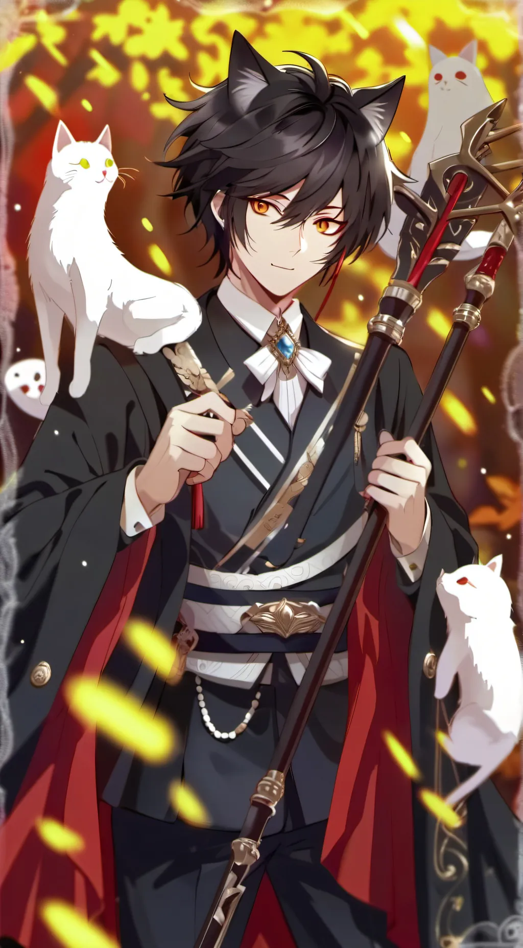 ai character: Kuro background