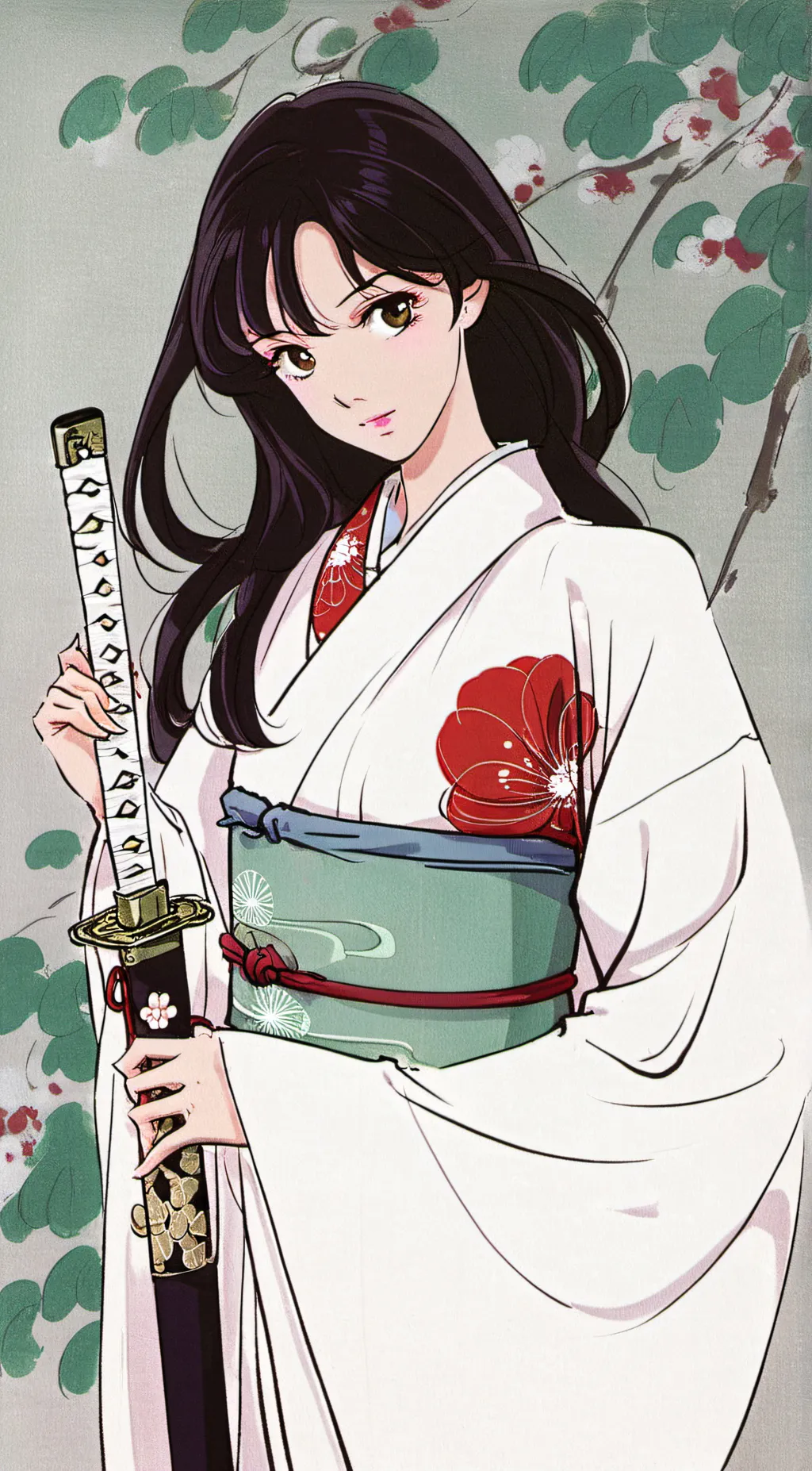 ai character: Keiko Nakamura  background