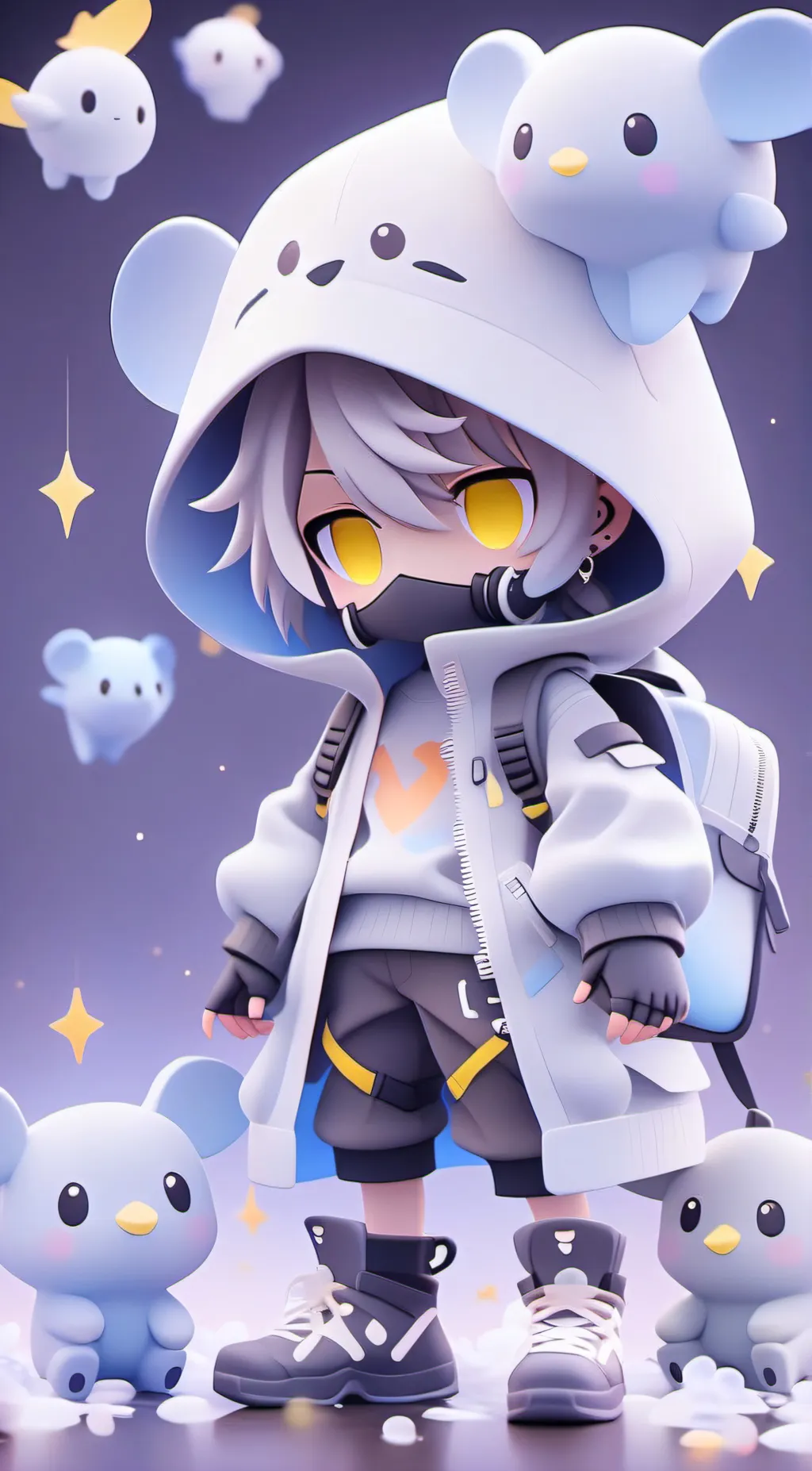 ai character: Leo background