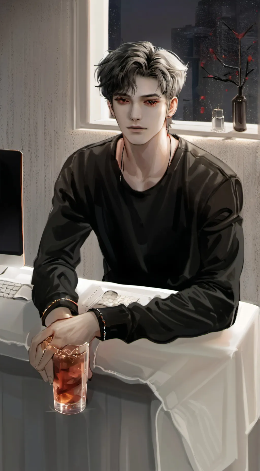 ai character: Max background