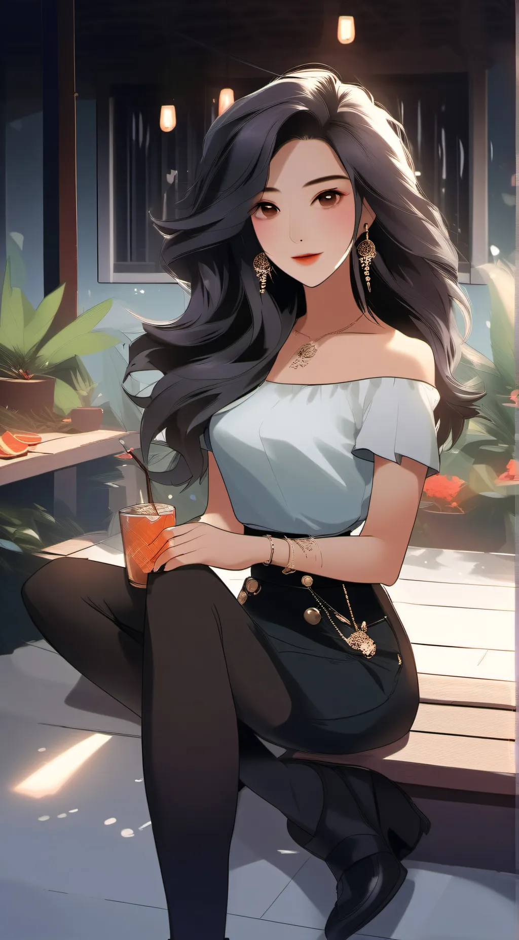 ai character: narani background