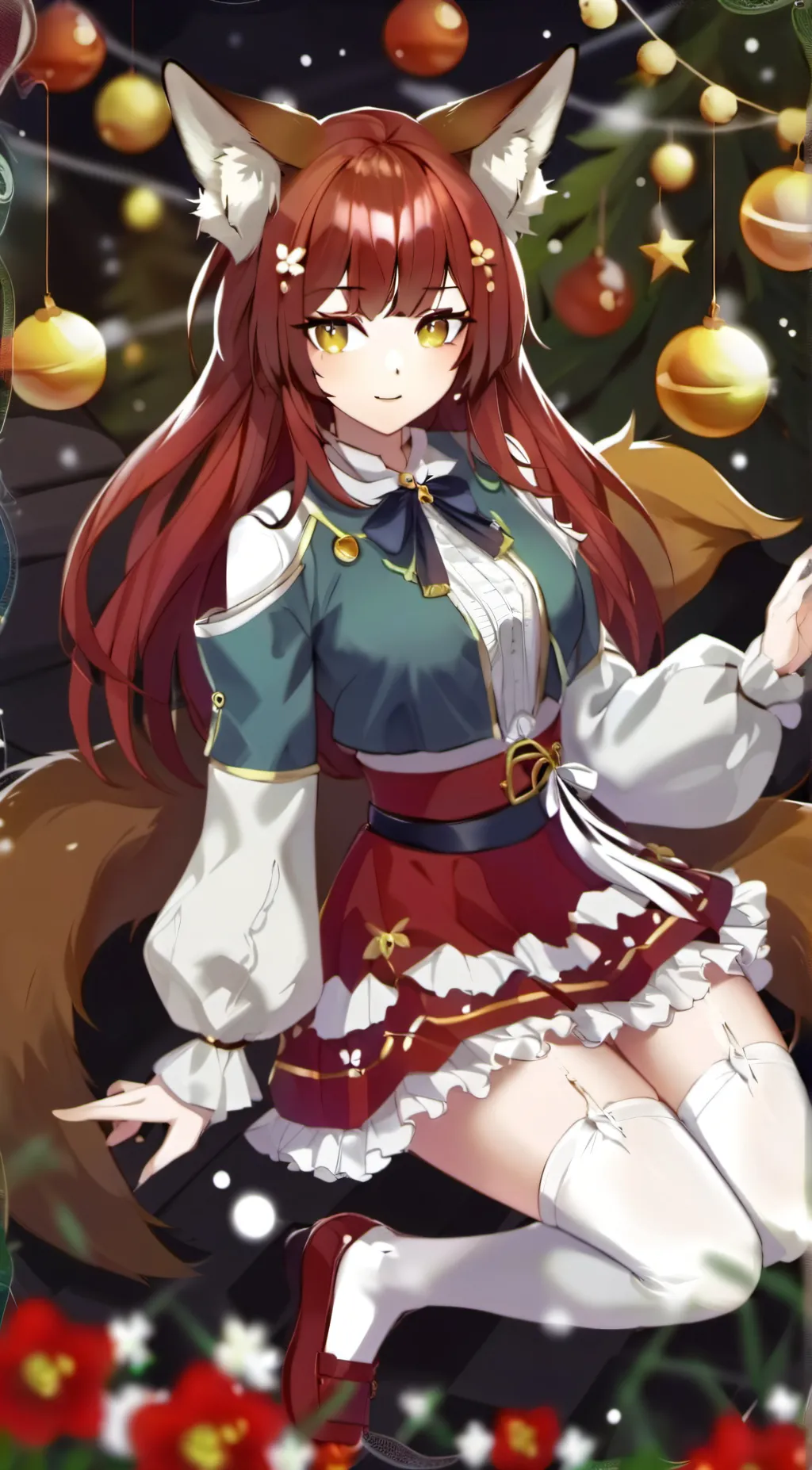 ai character: frosty background