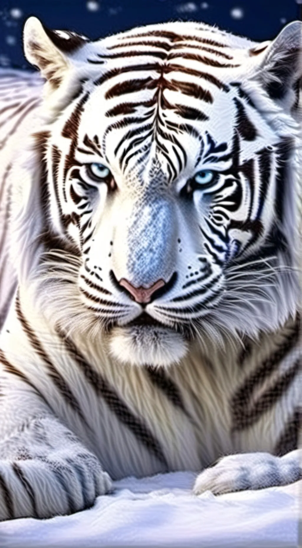 ai character: Snowfall  background