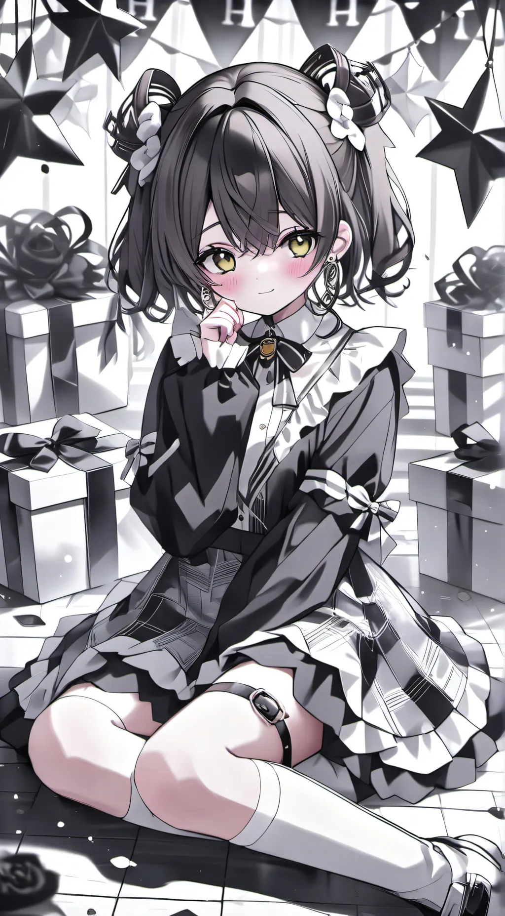 ai character: Mha hawks birthday background