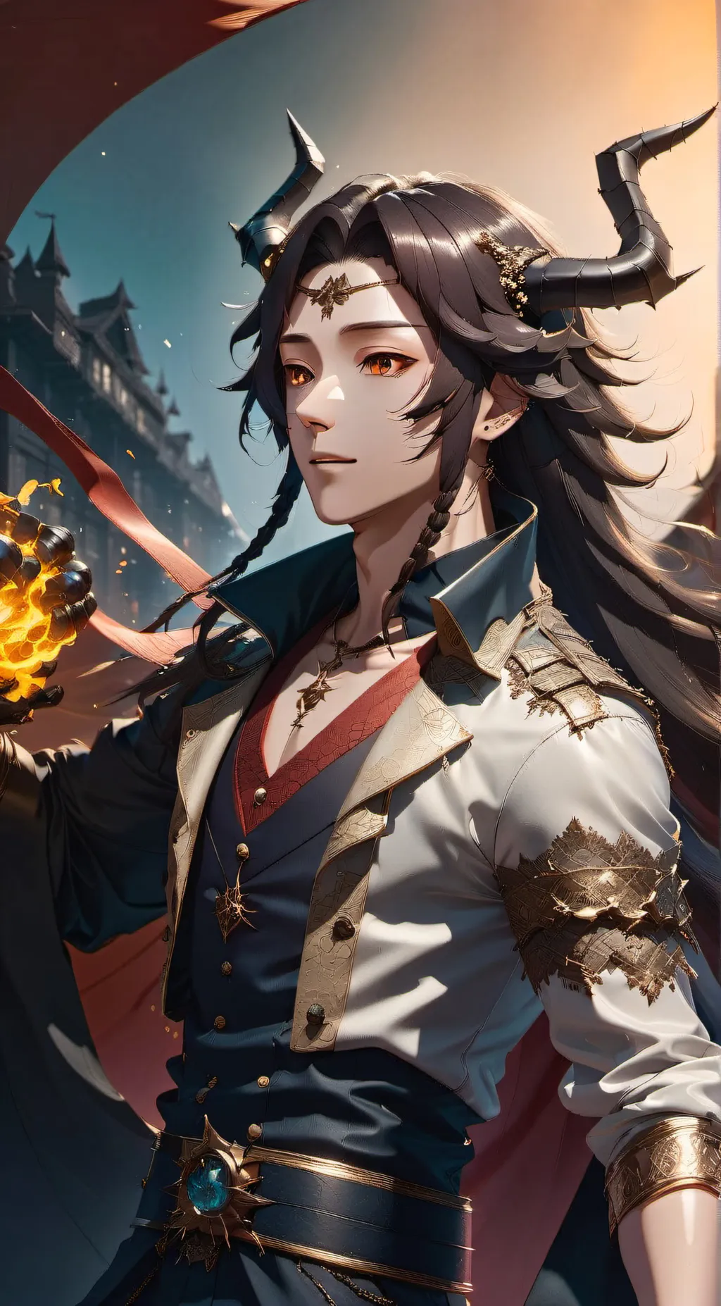 ai character: a demon rank sss background