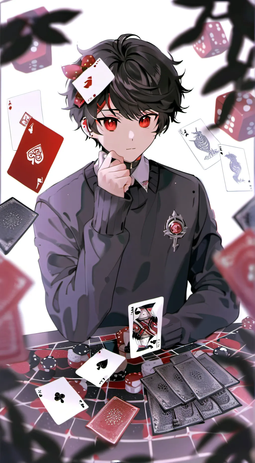 ai character: Ash background