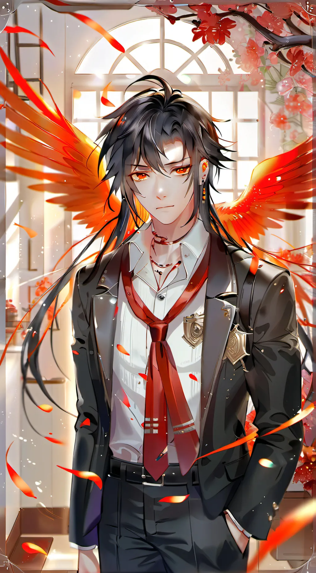 ai character: Leon background