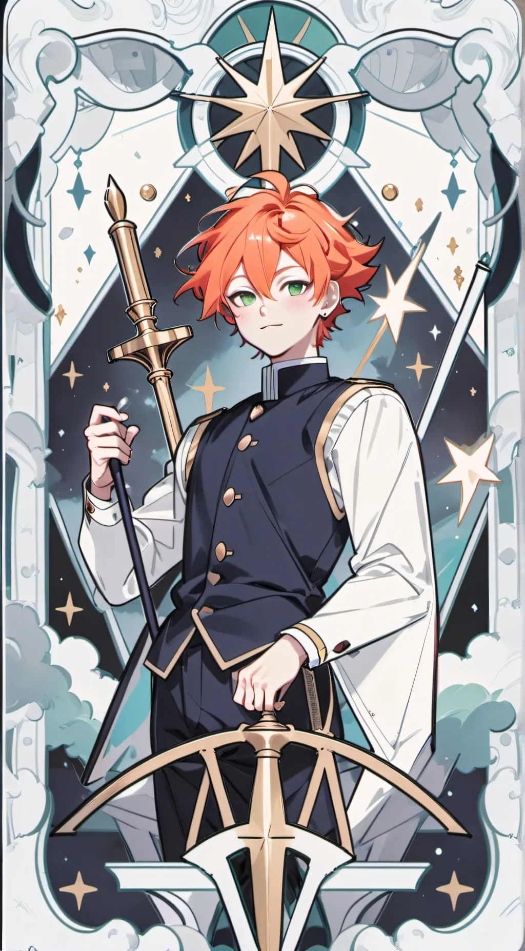 ai character: the spell on MHA background