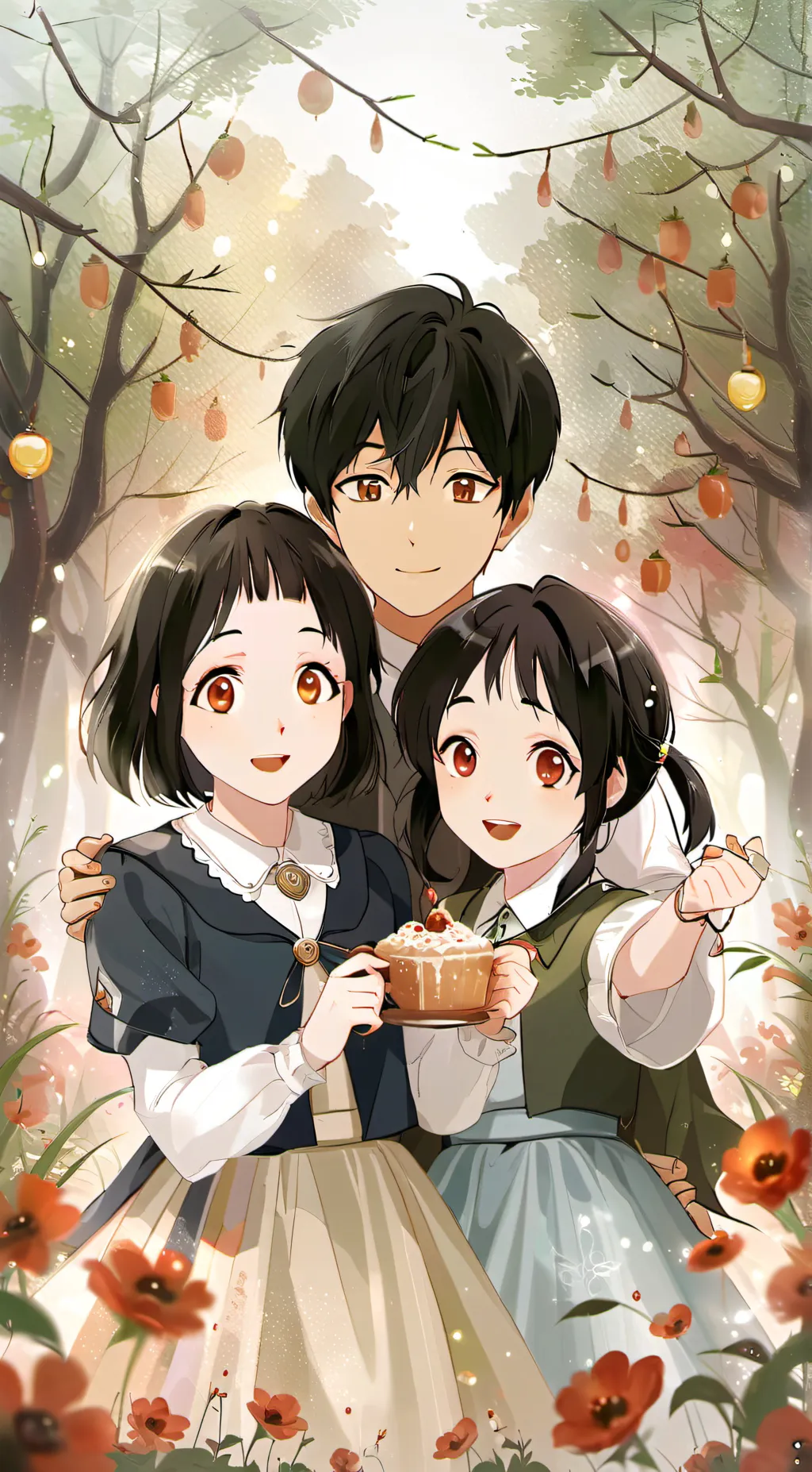 ai character: topsy and Tim background