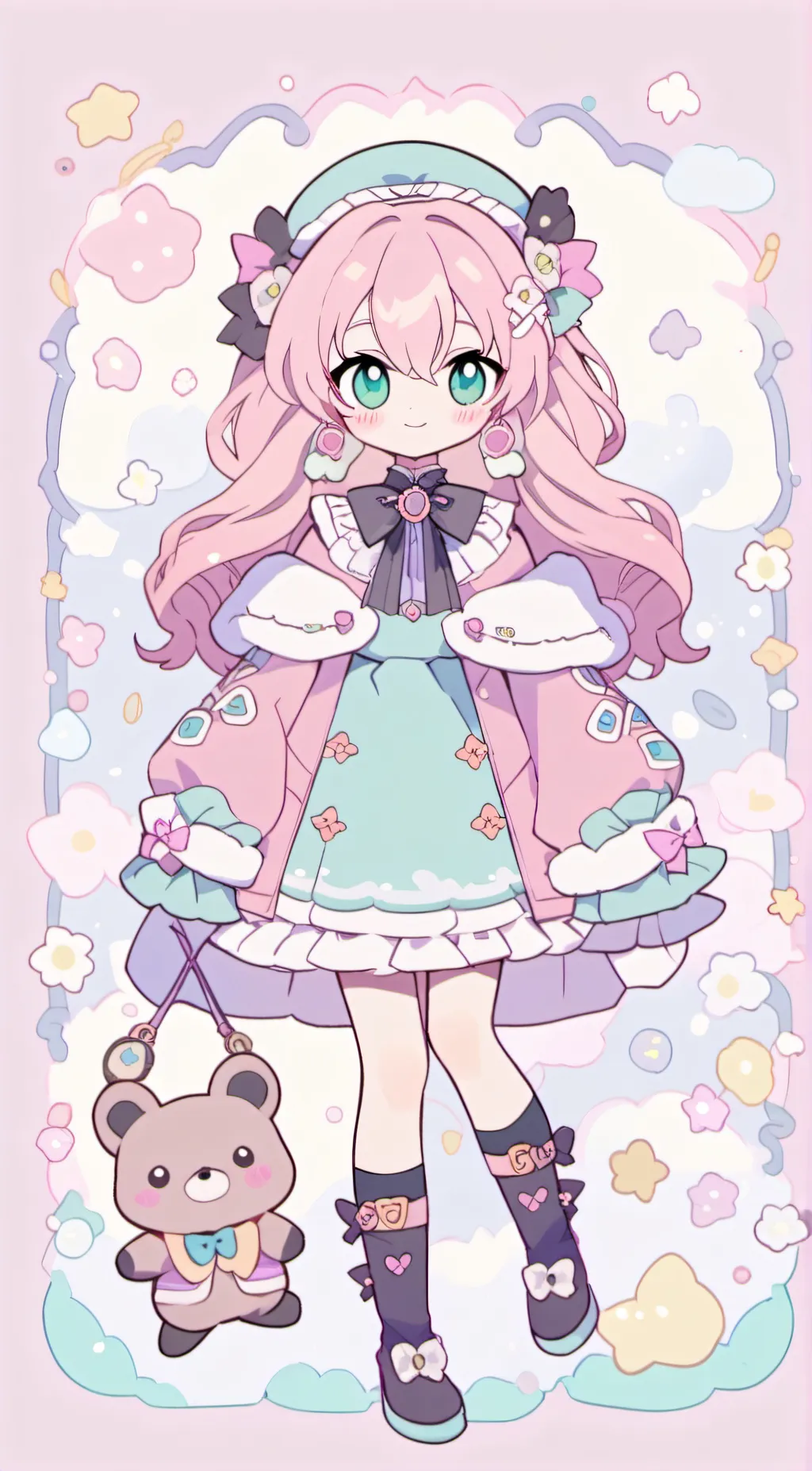 ai character: Katie  background