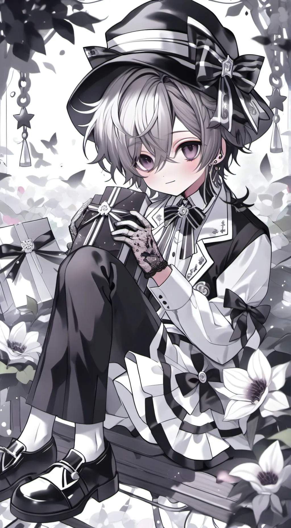 ai character: Web background