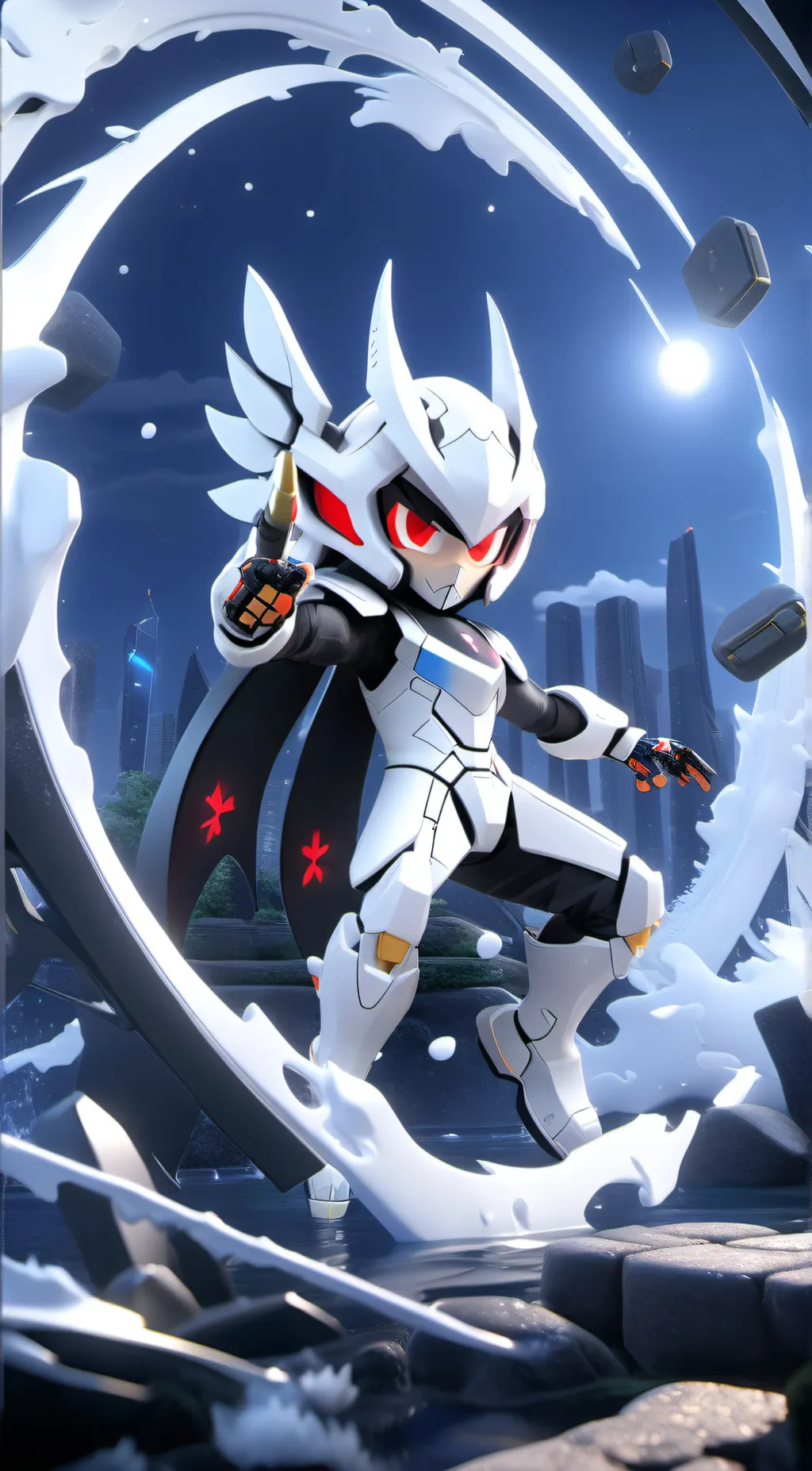 ai character: Shadow  background