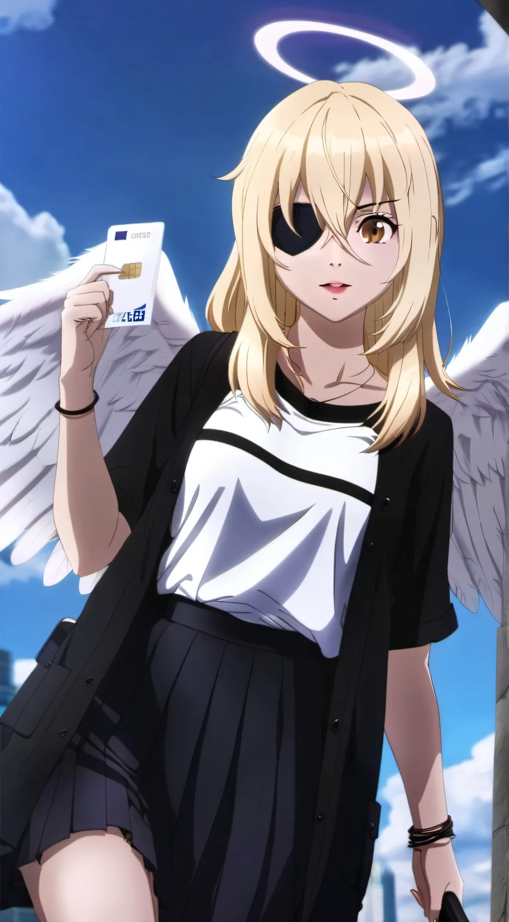 ai character: Cherry background