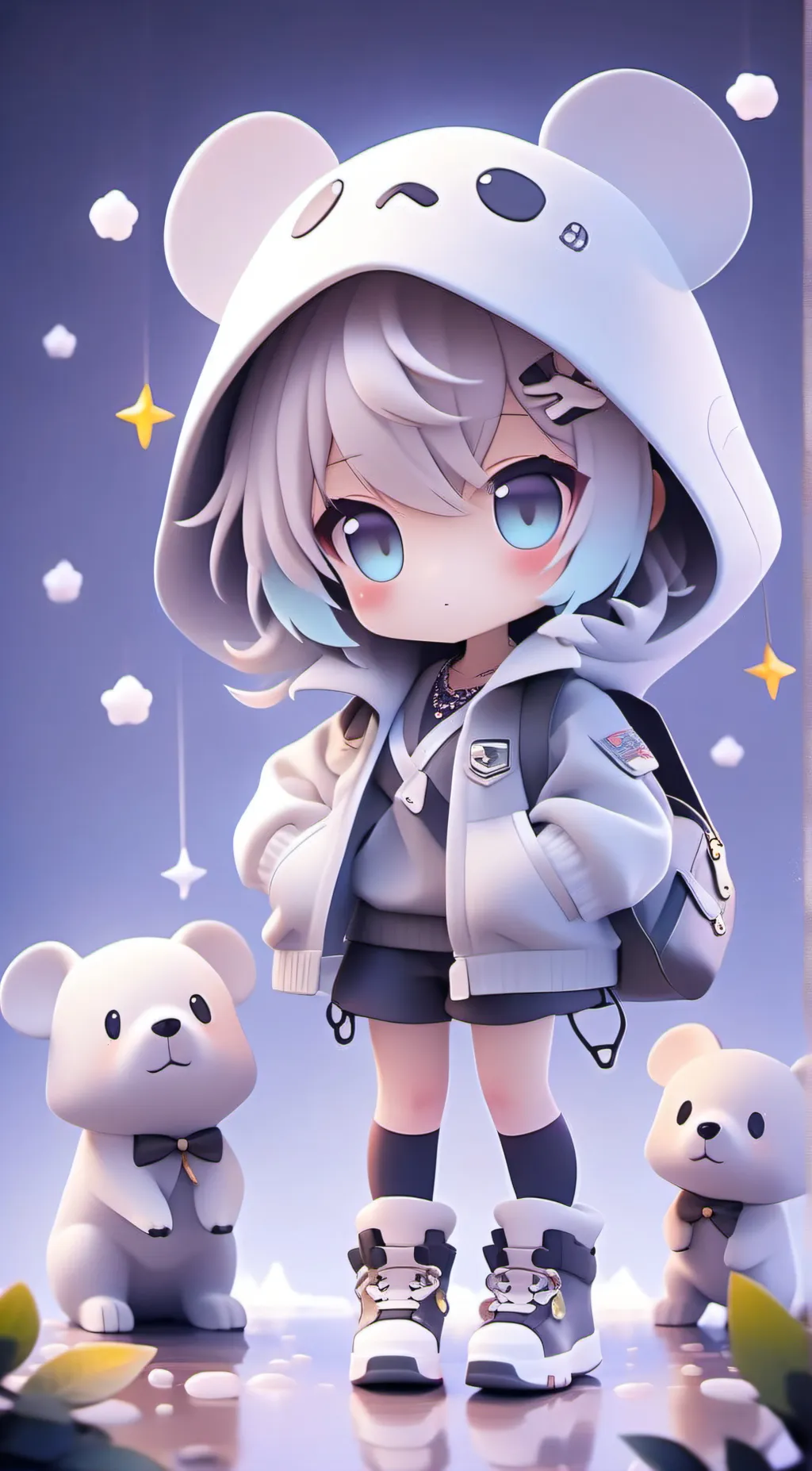 ai character: 🌙luna🌙 background