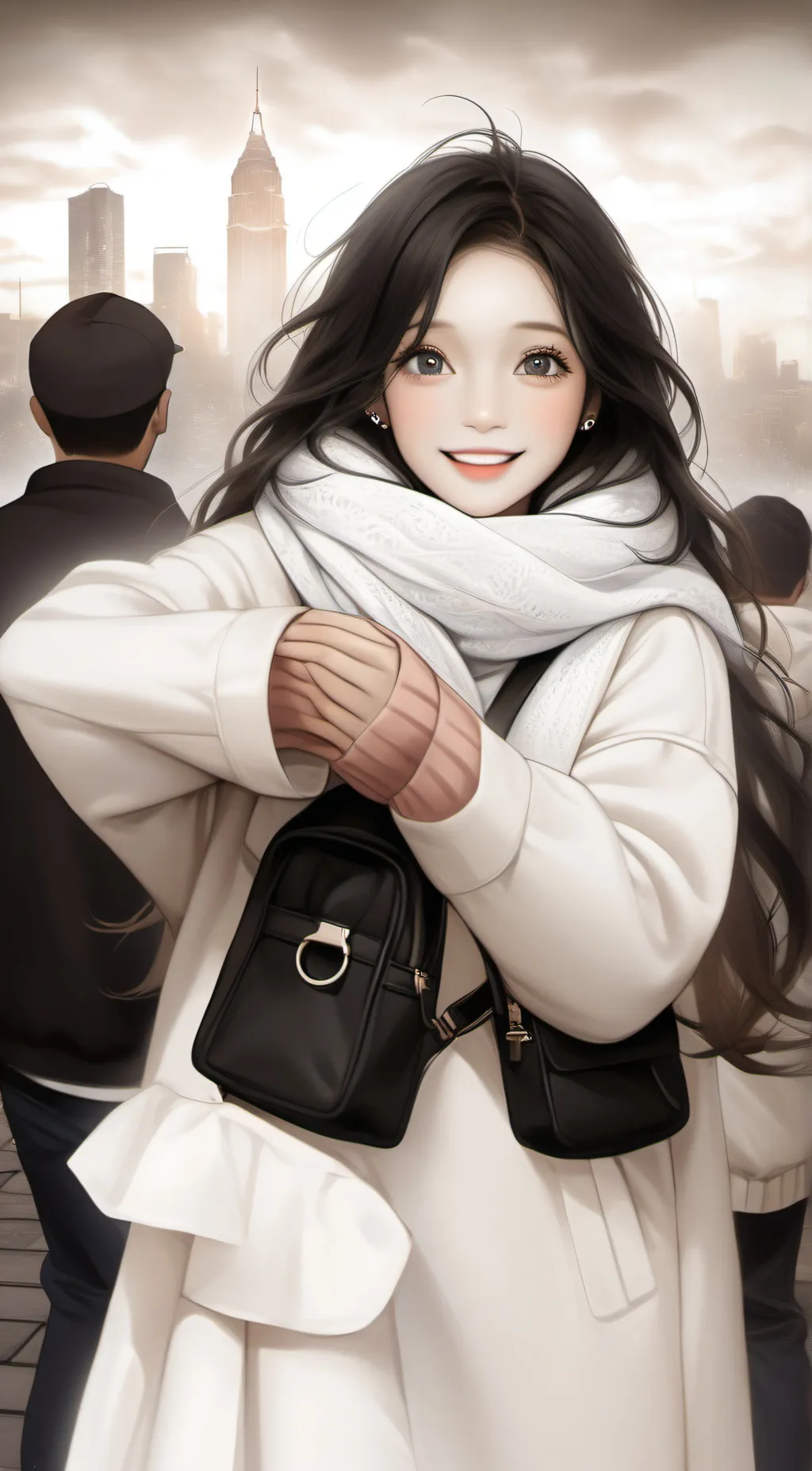 ai character: Kitty's,a background