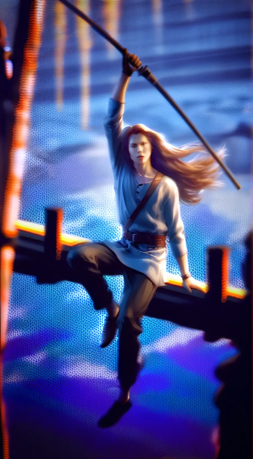 ai character: Page background