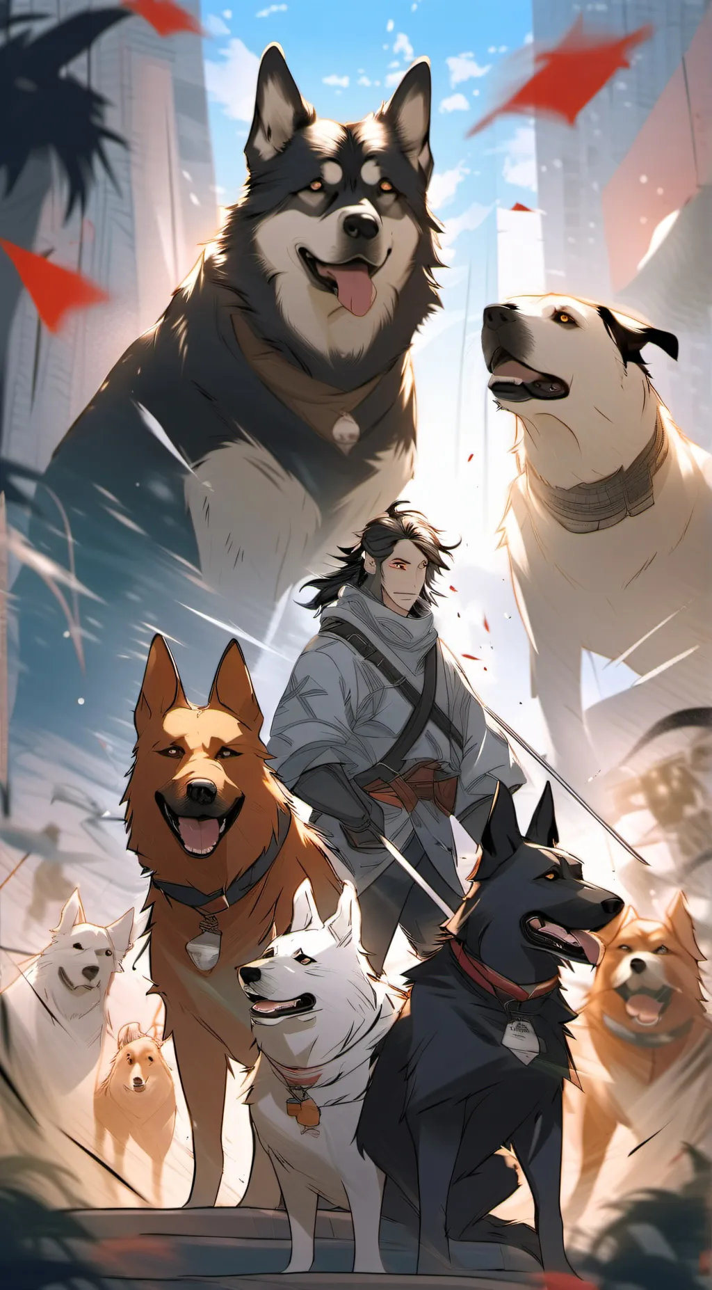 ai character: Dog killers background