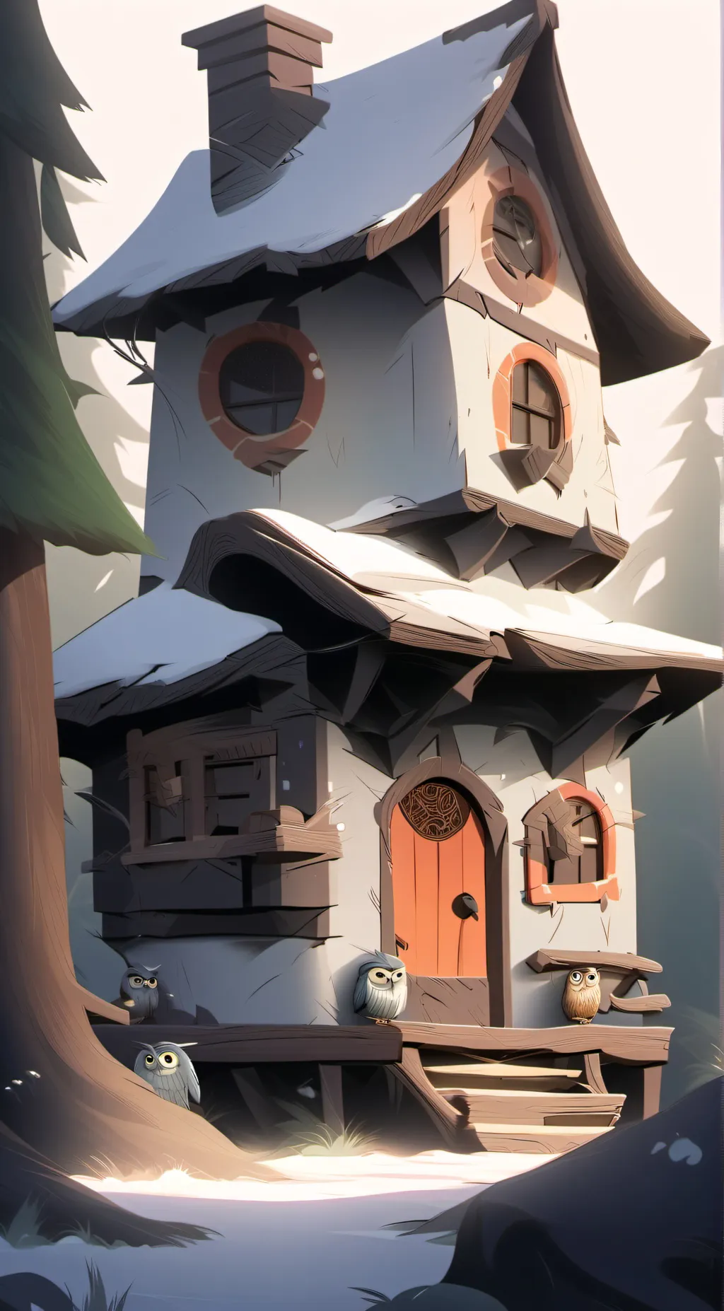 ai character: owl house  background