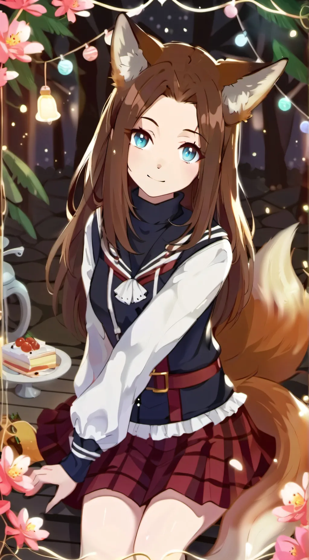 ai character: Kylie The Fox Girl background