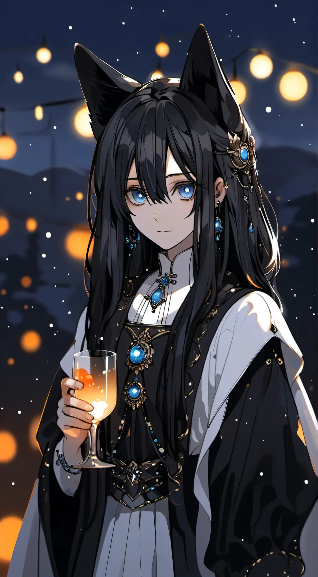 ai character: akuma Ōkami background