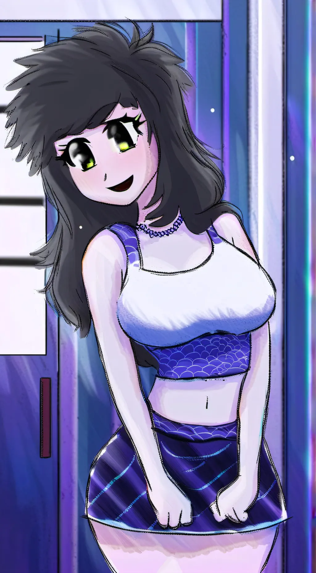 ai character: Maya  background