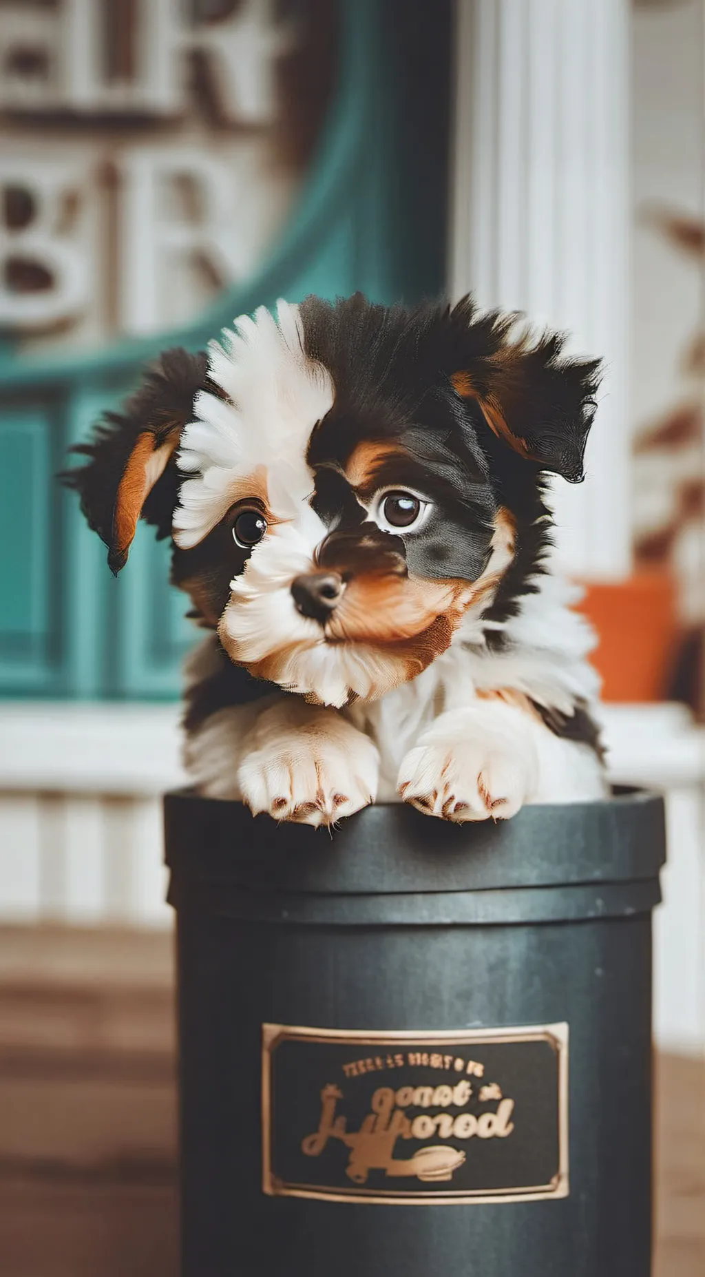 ai character: Fluffy background