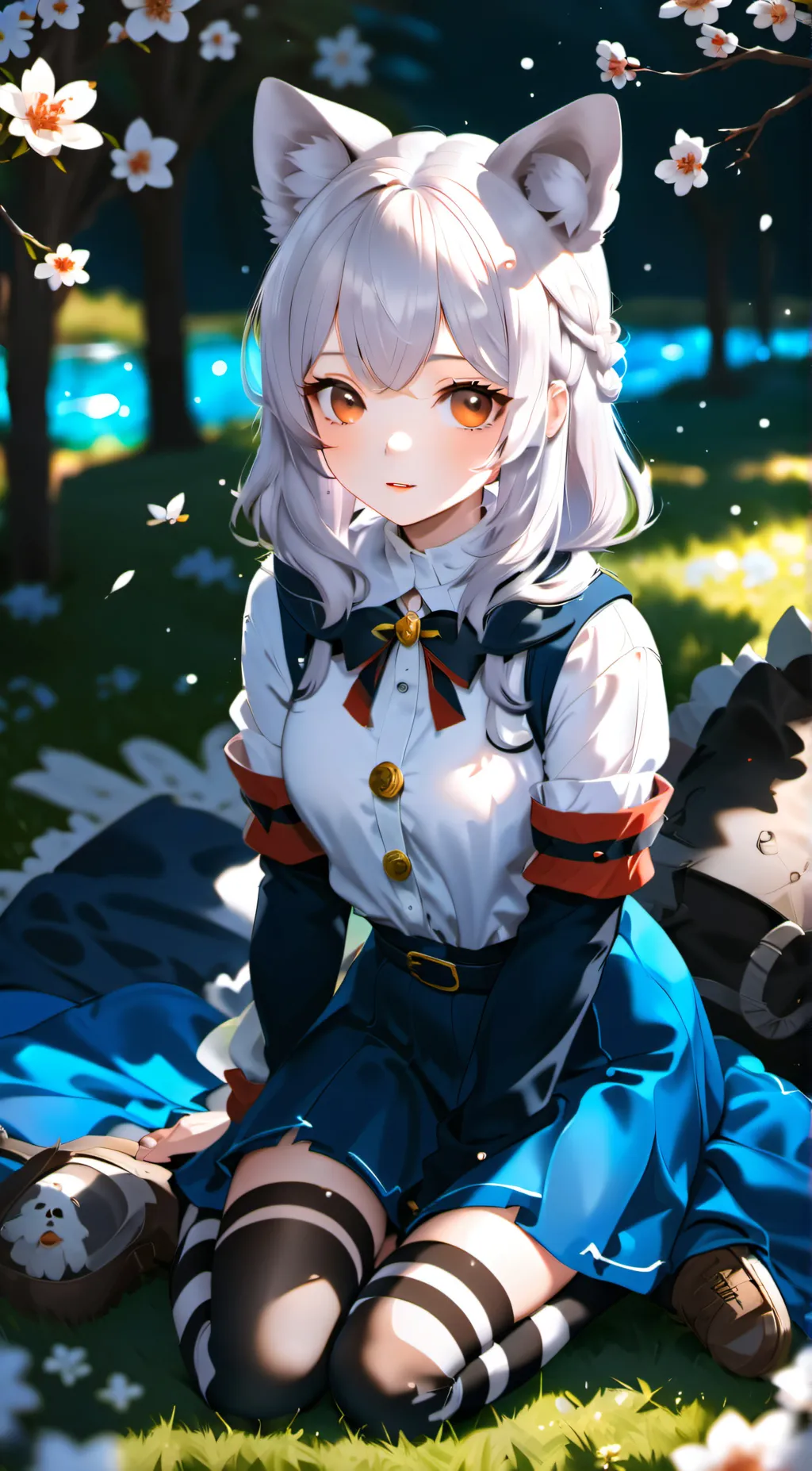 ai character: Tanjiro  background