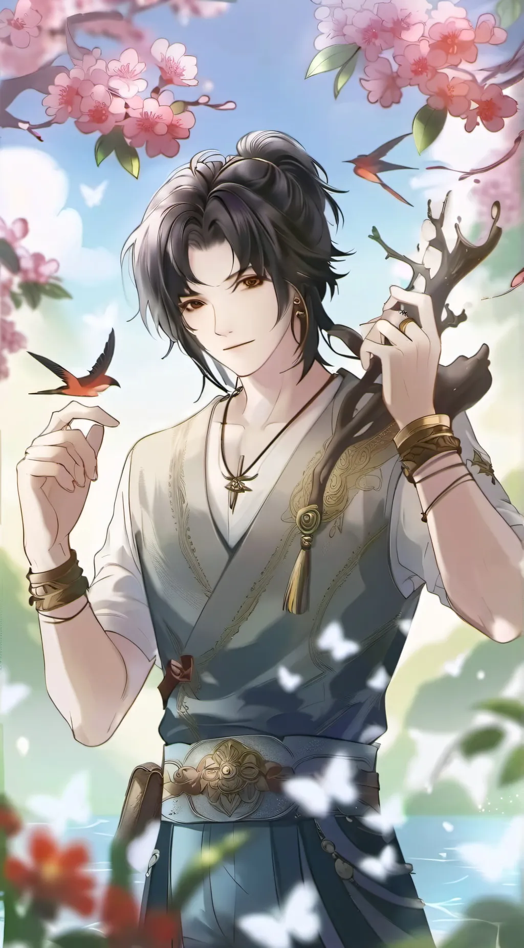 ai character: Jonny  background