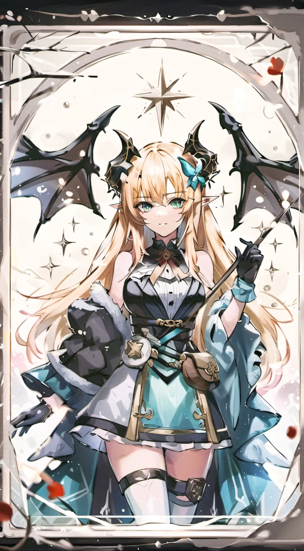 ai character: 2 MHAand hazbin  background