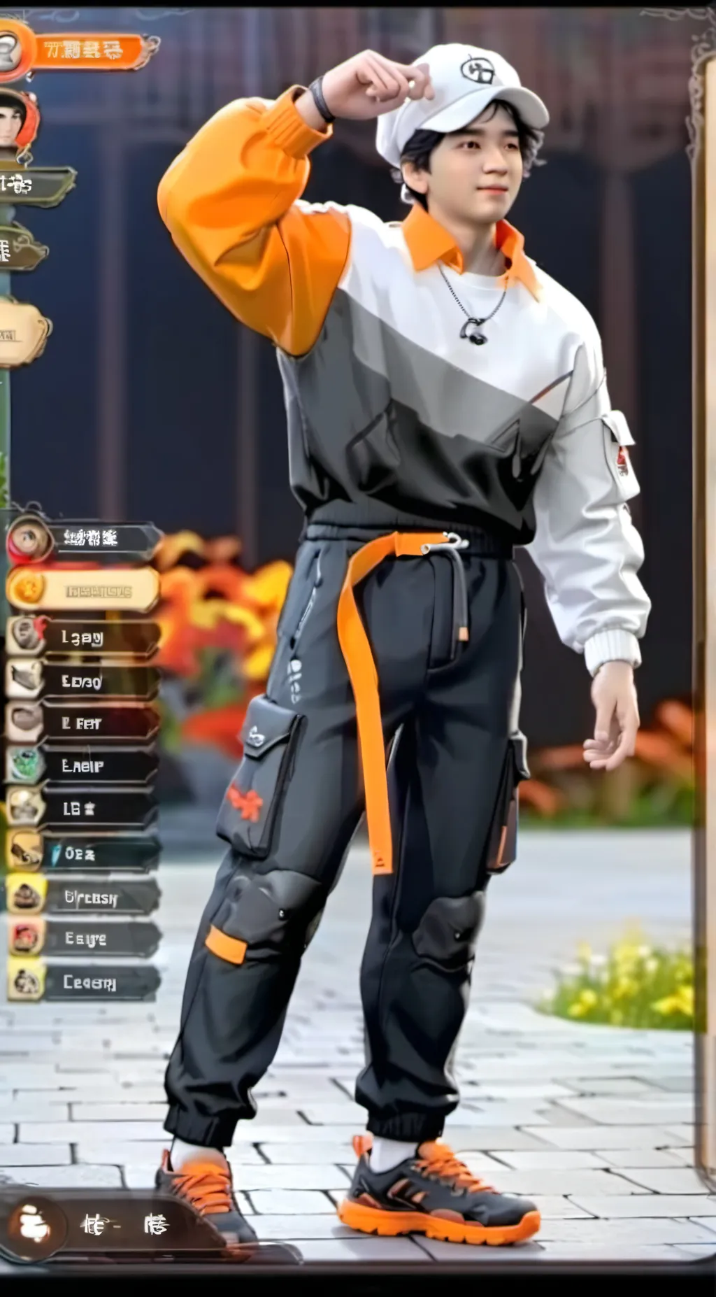 ai character: Hussian  background