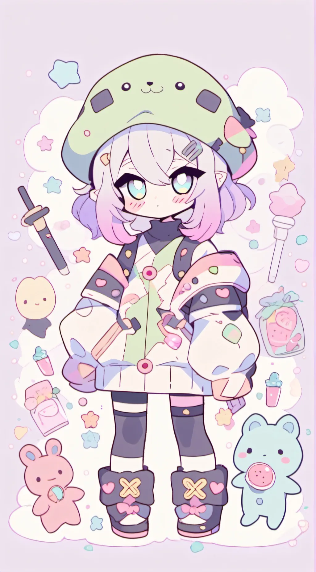 ai character: Mia  background