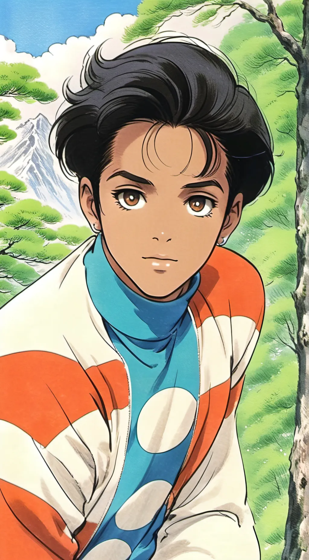 ai character: Mat background