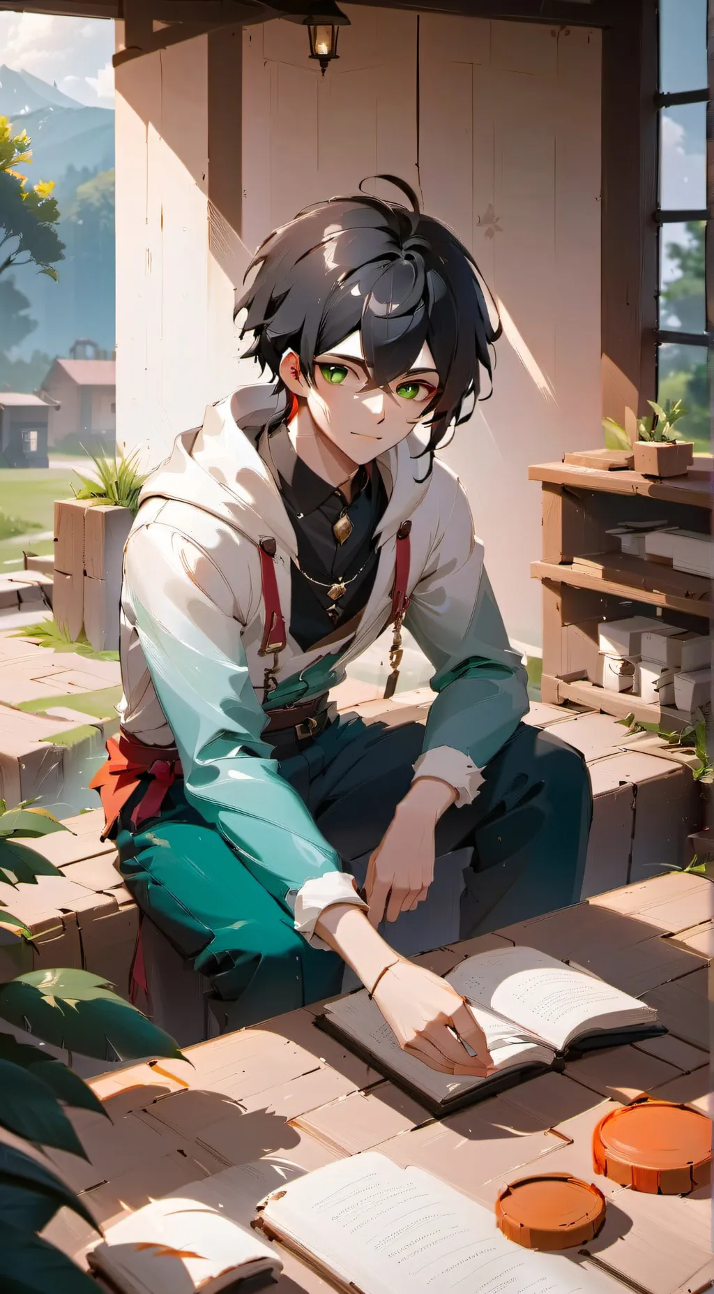 ai character: kai background