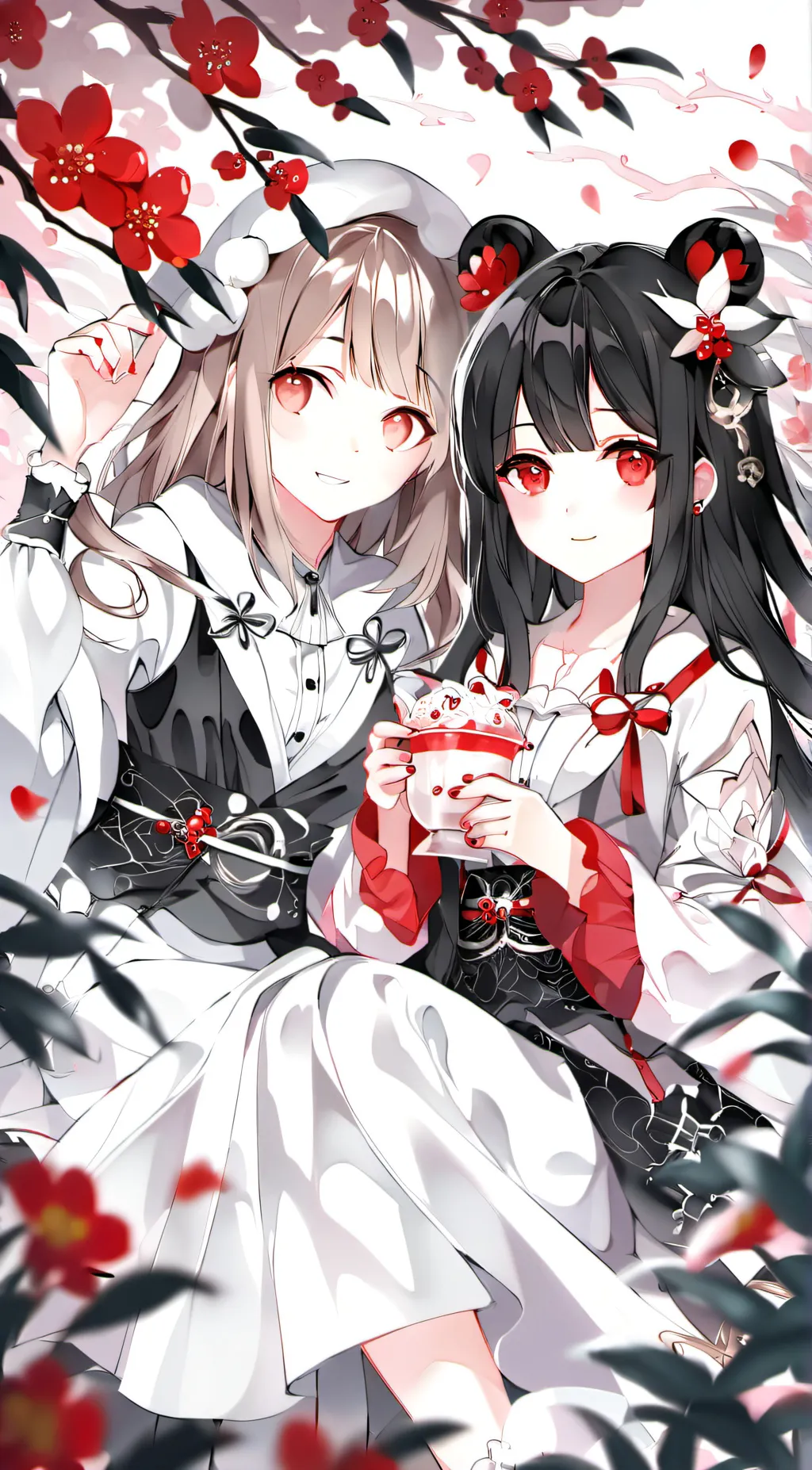 ai character: Nia&kia background