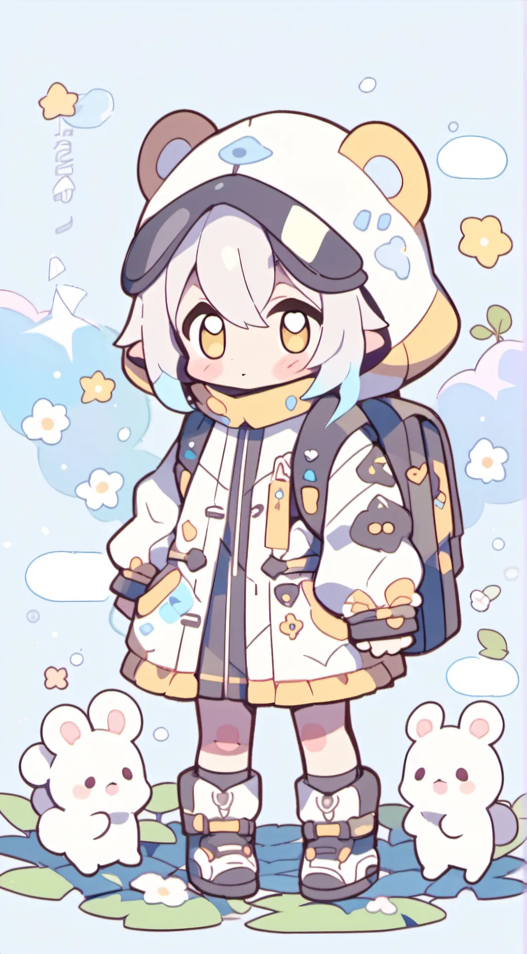 ai character: Stickmation background