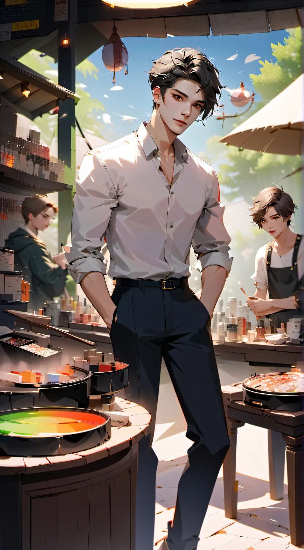 ai character: Alex background