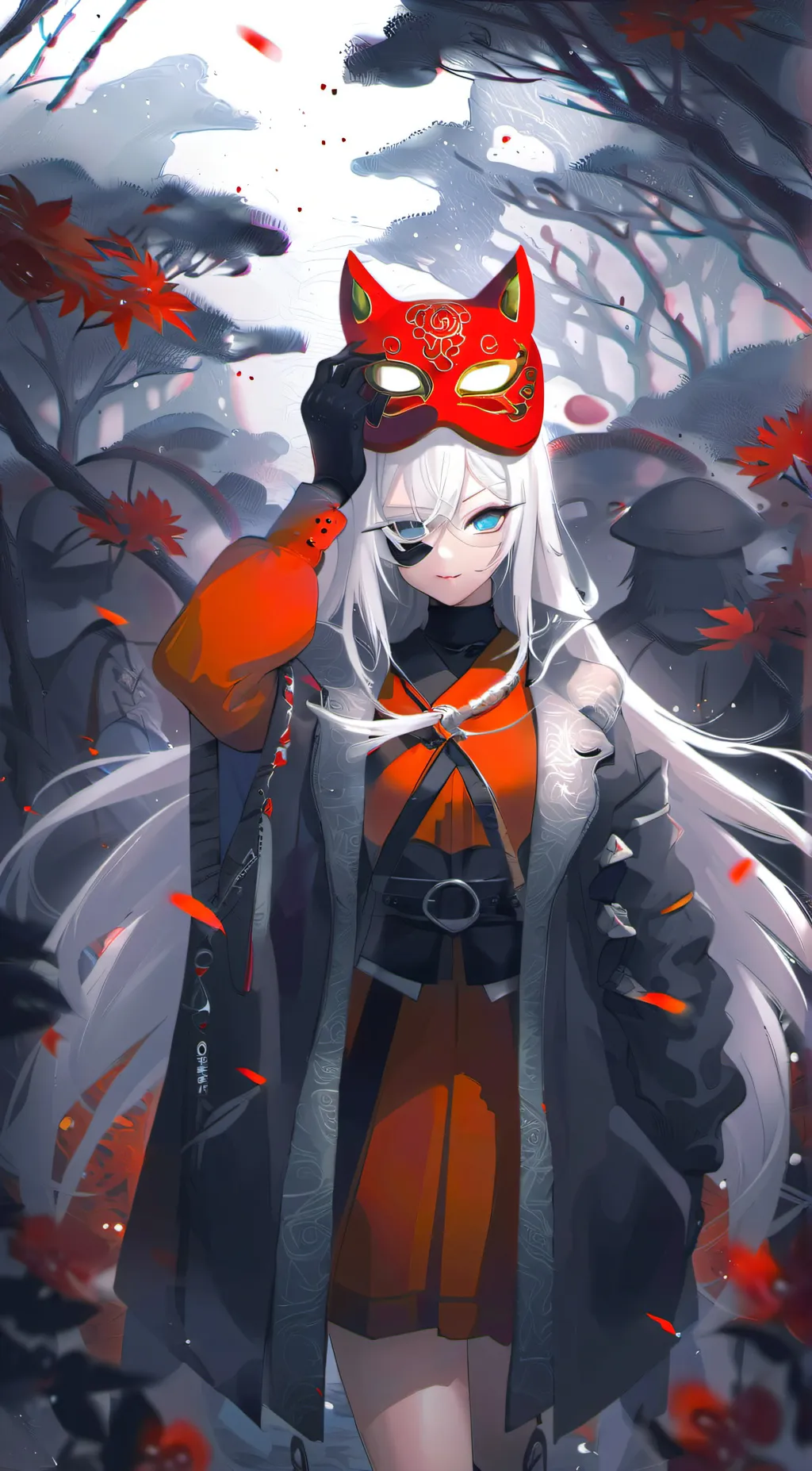 ai character: Sakura background