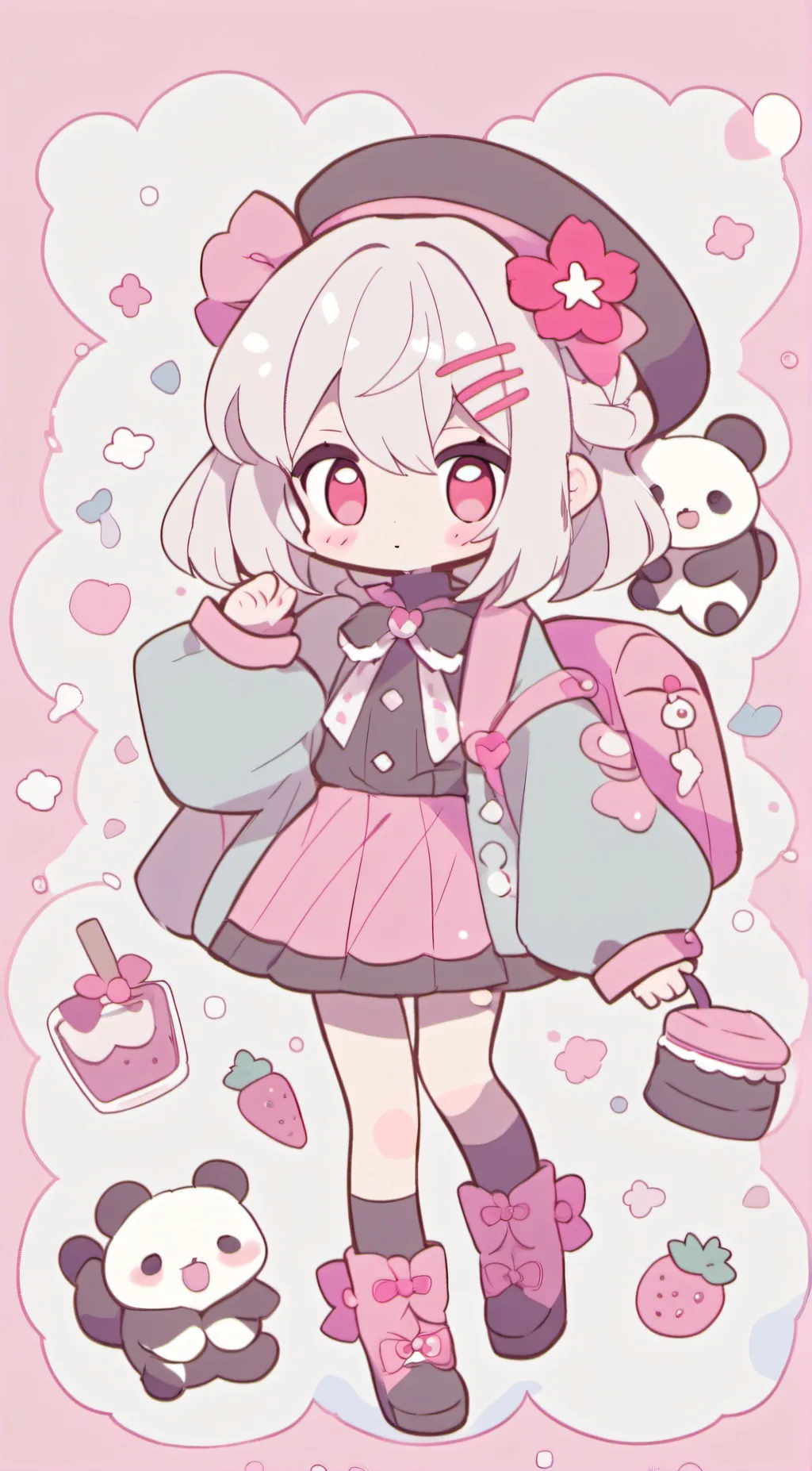 ai character: lina friends too background