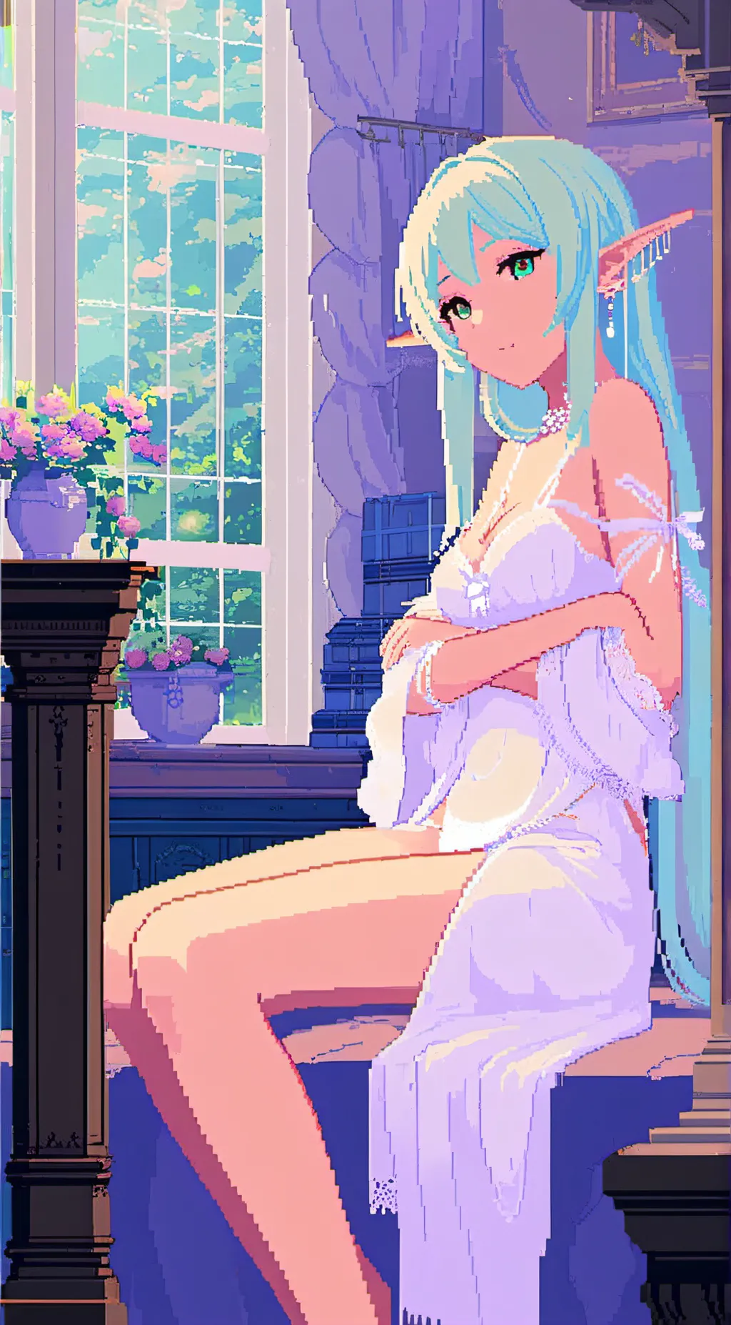 ai character: Aria Leffal background