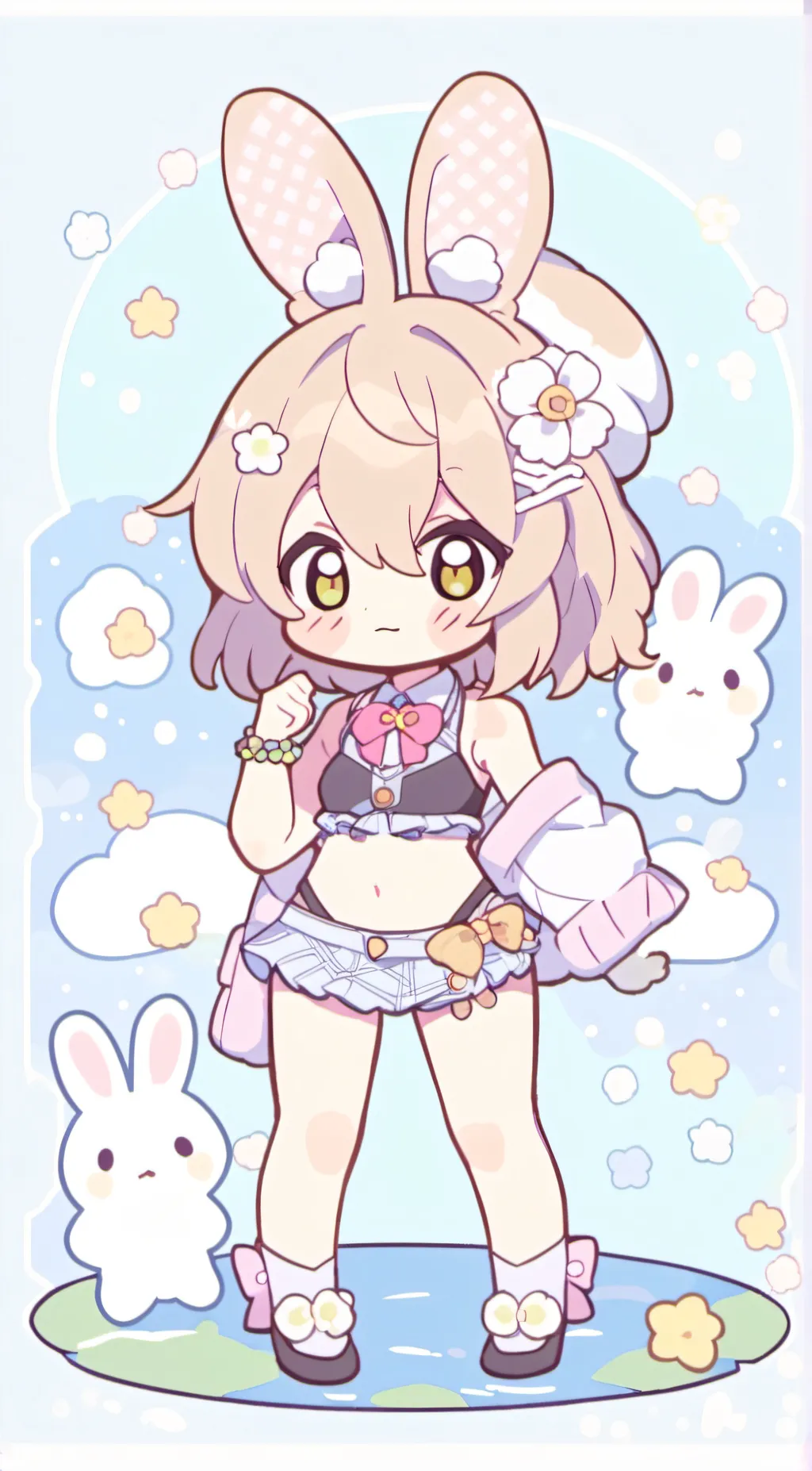 ai character: Mika rou background