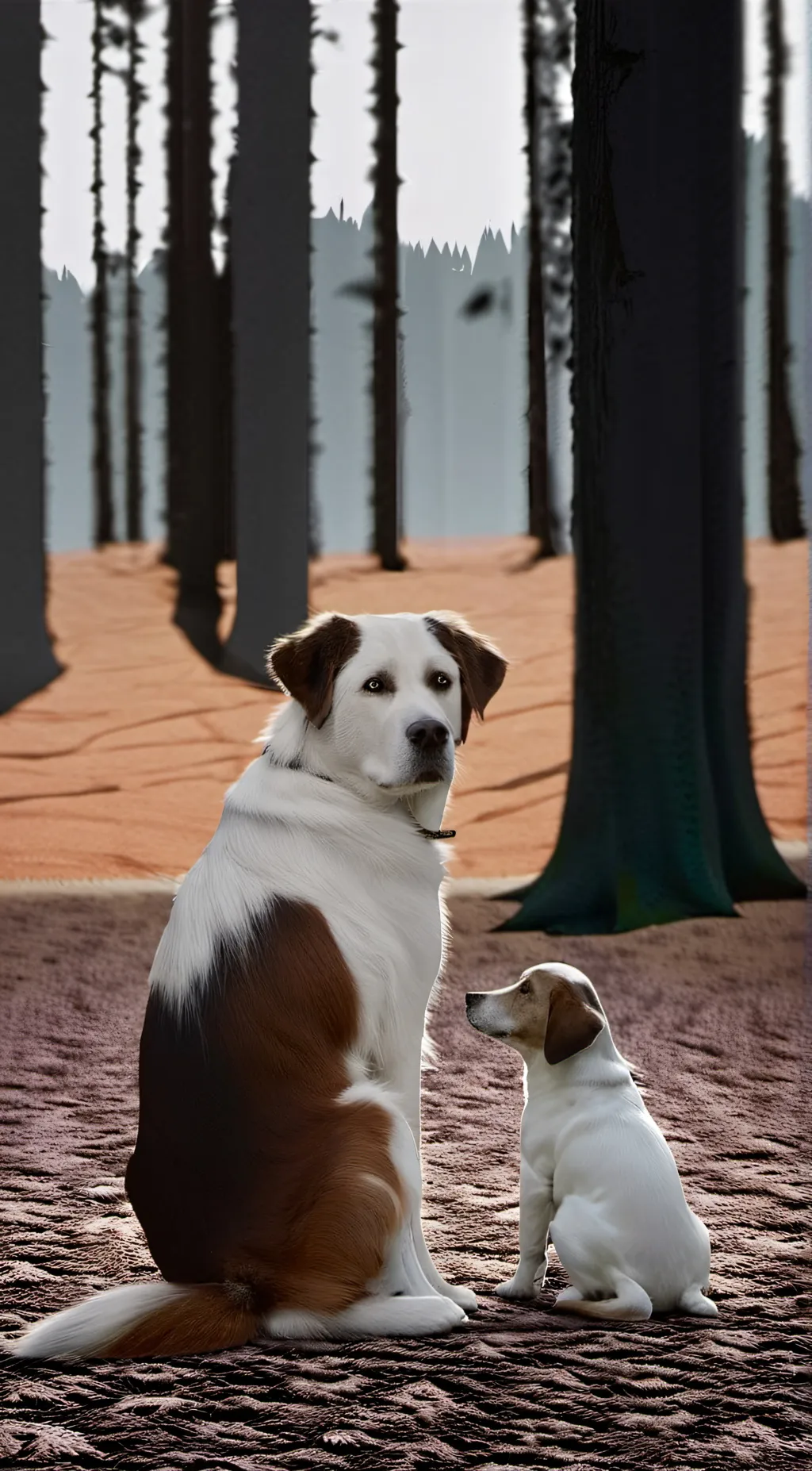 ai character: Mother dog background