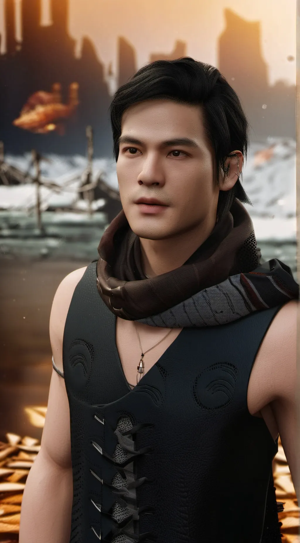 ai character: Austin background