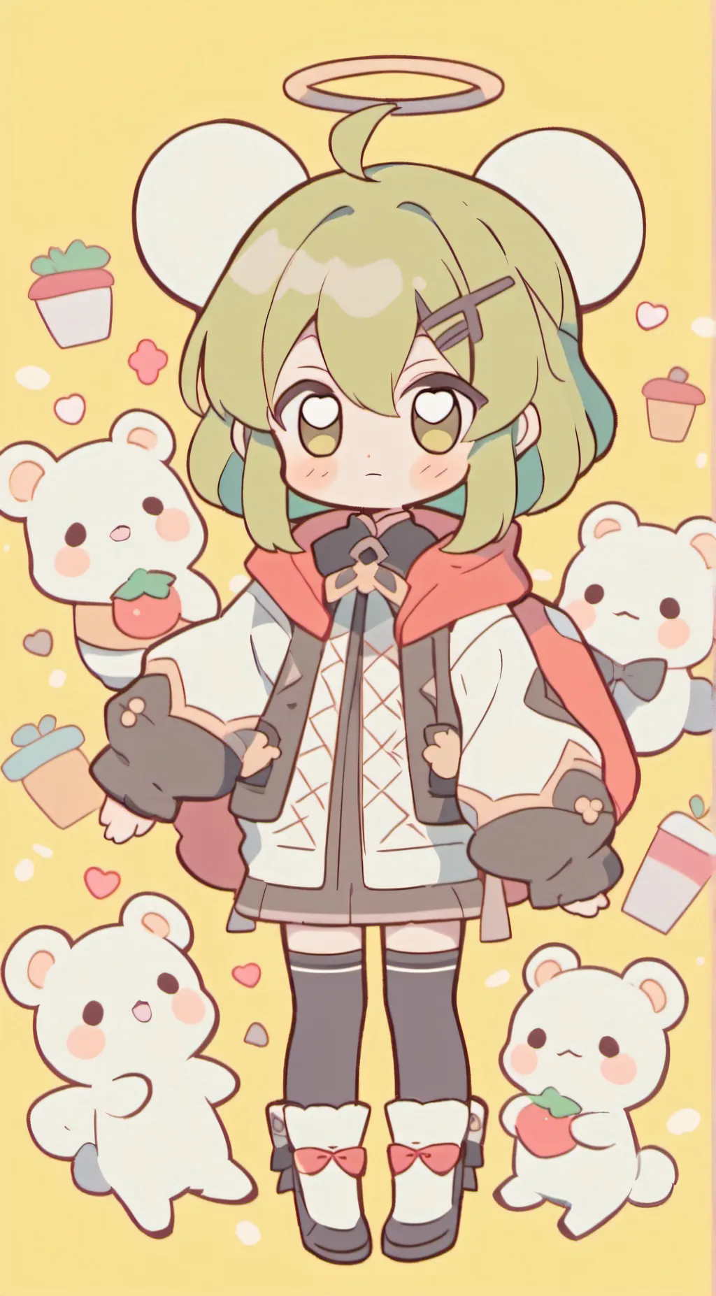 ai character: Forest background